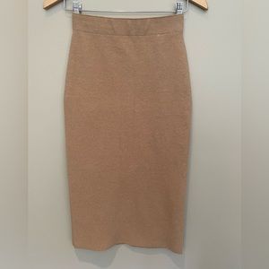 Babaton midi sweater skirt size XS